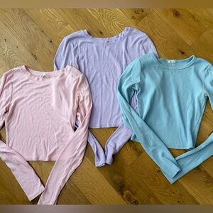 Set of 3 Garage Kylie crop tops!